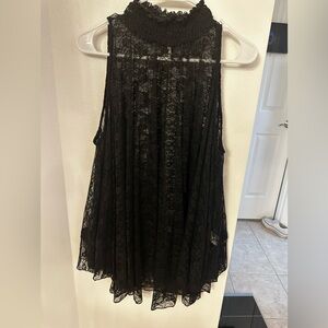 Free People sheet lace top